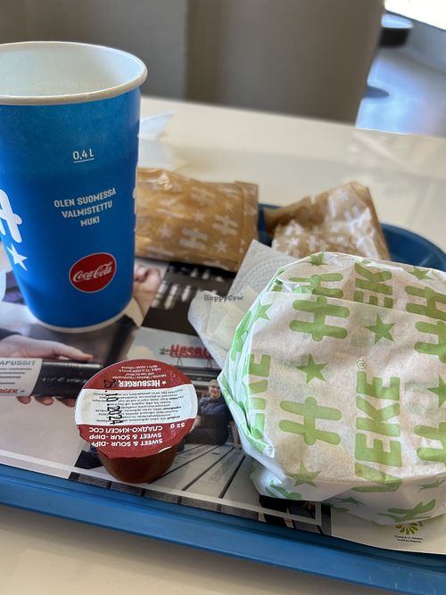   at Hesburger - Hakaniemi in Helsinki