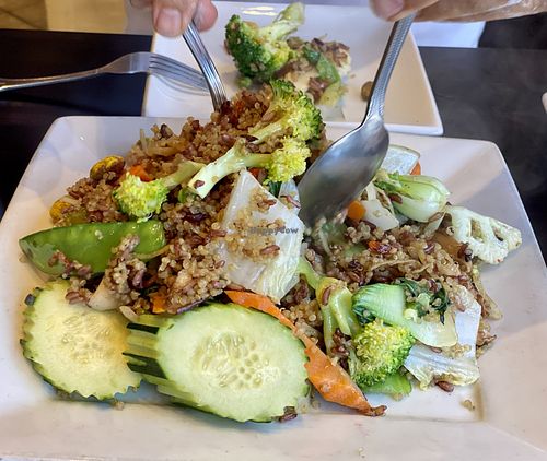 Ginger Quinoa Fried Rice at VeStation Urban Organic Kitchen in Sherman Oaks