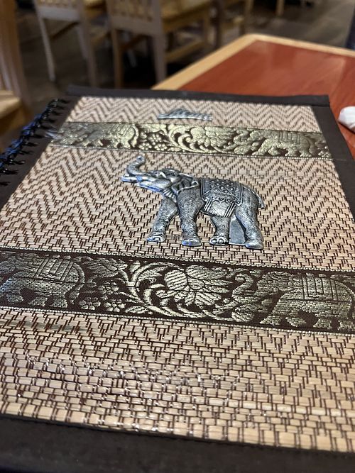 Menu!  at Golden Buddha Thai in Fishkill