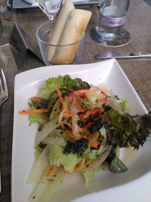 Vegan salad starter at Marktblick Restaurant & Cafe in Wernigerode