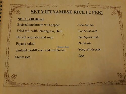 Set 3 for 2 at Minh Hien in Hoi An