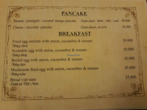 Breakfasts at Minh Hien in Hoi An