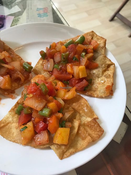Fried wonton at Minh Hien in Hoi An