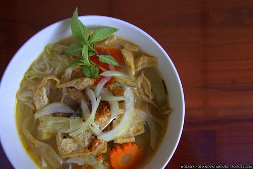 Noodle soup   at Minh Hien in Hoi An