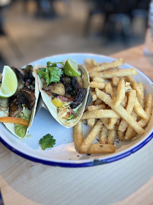 Portobello Tacos  at The Nor'Easter in Northeast Harbor