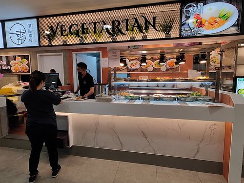 Stall front at Jing Xin Vegetarian Food 净心素食 - Novena in Central Singapore