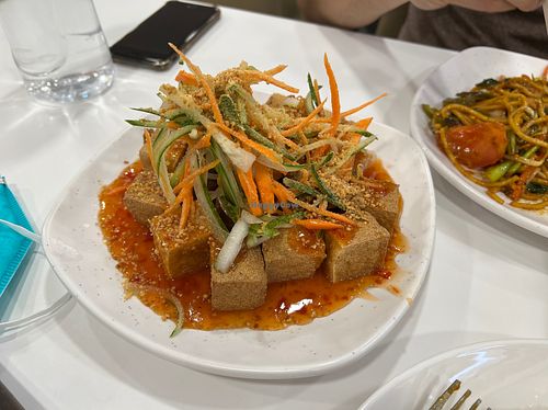 Tauhu goreng- superb!  at Jing Xin Vegetarian Food 净心素食 - Novena in Central Singapore