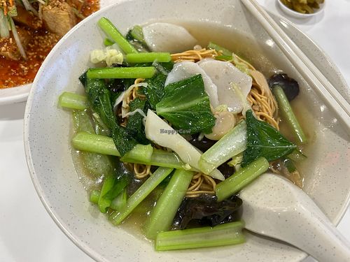Sheng mian生面-7/10, lacking carrots!   at Jing Xin Vegetarian Food 净心素食 - Novena in Central Singapore