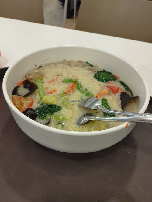 Vegetarian Fish Soup noodle at Jing Xin Vegetarian Food 净心素食 - Novena in Central Singapore