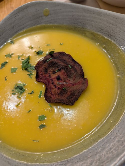 Pumpkin soup at Hotel Stegerbräu in Radstadt