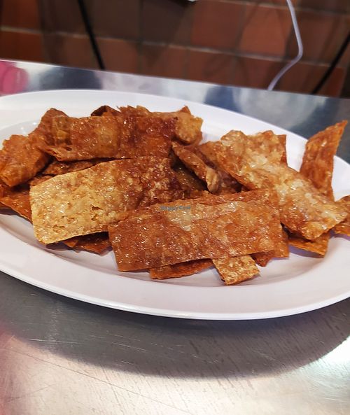 Crispy goose  at Lotus Vegetarian Kitchen 素悟 - VivoCity in Central Singapore