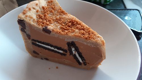 Biscoff oreo cookie pie (vg) at Sip & Sugar in Redcar