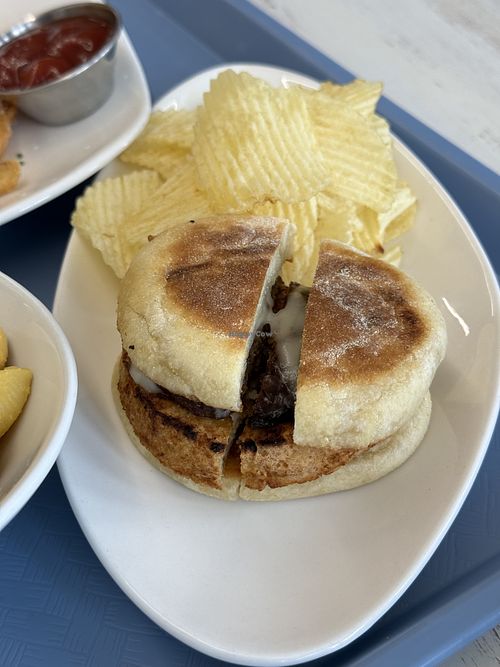Breakfast sandwich   at Strong Hearts in Buffalo