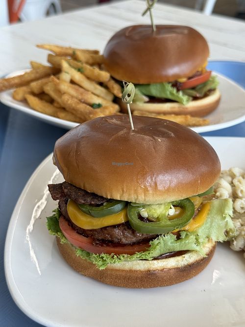 Western burger   at Strong Hearts in Buffalo