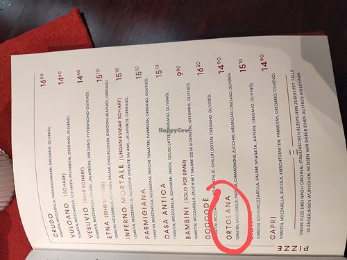 This pizza you can ask without cheese at Casa Antica in Heiligenblut Am Grossglockner