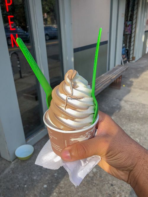 Soft Serve Swirl at Food Fight Vegan Grocery - Stark in Portland