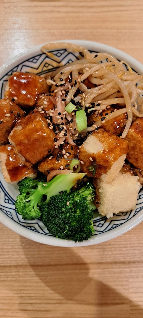 Teriyaki bowl with tofu at Okome - Shawlands in Glasgow