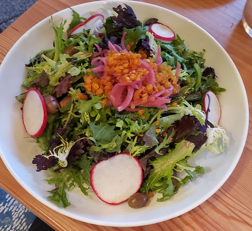 House Salad is huge. at Seabirds Kitchen in Los Angeles