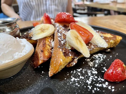 Brunch French toast  at Seabirds Kitchen in Los Angeles