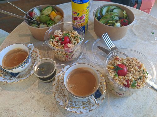 The waitress had a friendly mindset towards vegan food and was happy to explain everything about the ingredients and that the food was vegan. at La Princerie in Ajaccio