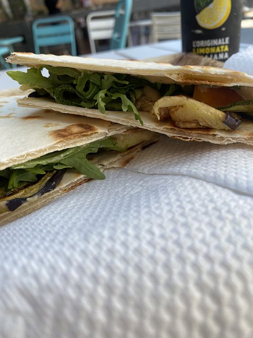   at La Piada in Portoazzurro in Porto Azzurro