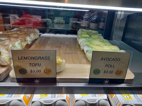 Vegan rolls at Bun Vietnamese in Upper Mount Gravatt