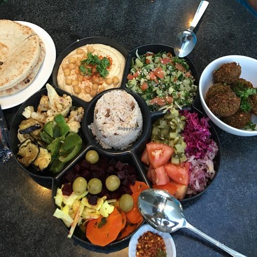 falafel platter at Pita Pan in Central Singapore