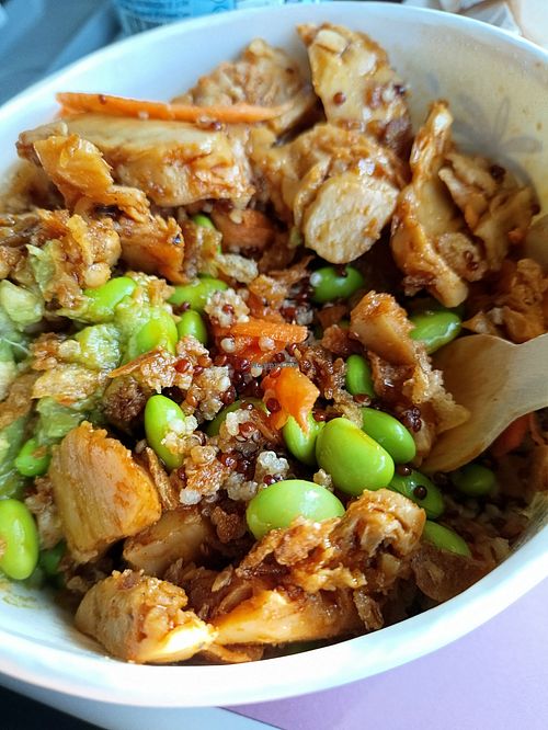 Vegan option with "aiguillettes" at POKAWA in Reims