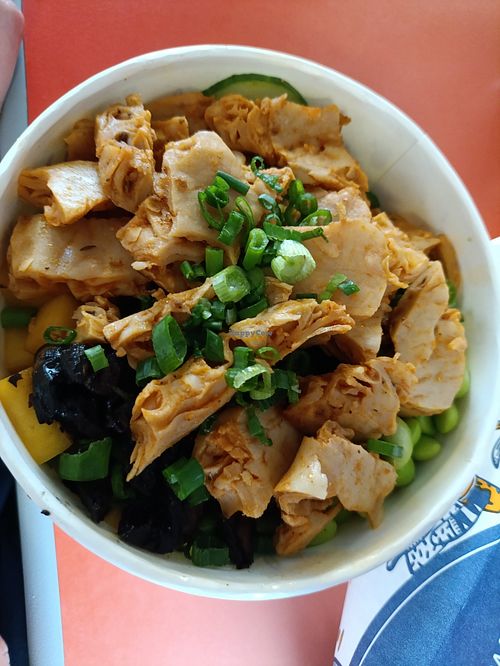 Vegan with protein "aiguillettes végétales" at POKAWA in Reims