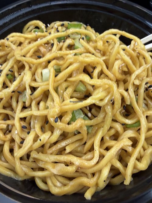 Vegetable yakisoba noodles   at Sticks & Spoons Ramen Bar in Roanoke