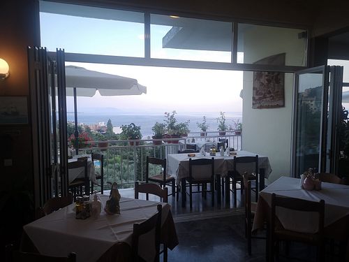 Nice restaurant at ANTHI Taverna in Corfu