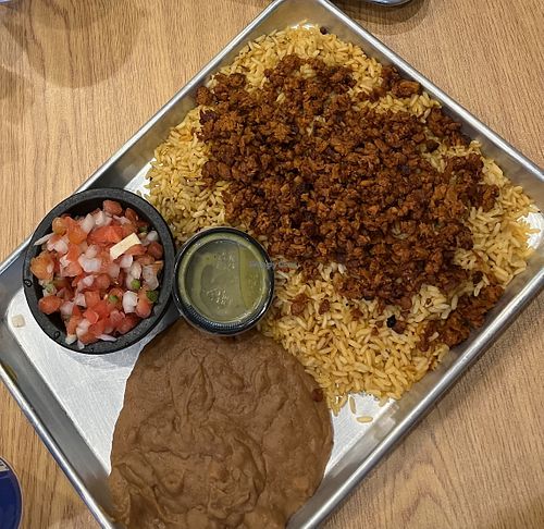 Plato Arroz w/ Vegan Chorizo  at Lupe's 55 Cantina Mexican Grill in Hampton