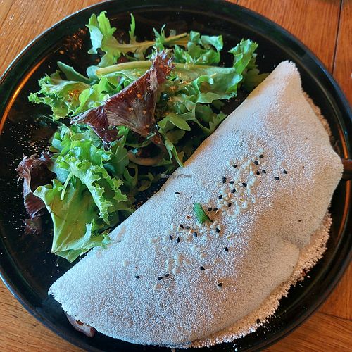 Tapioca vegana com.vegetais at Boavida in Matosinhos