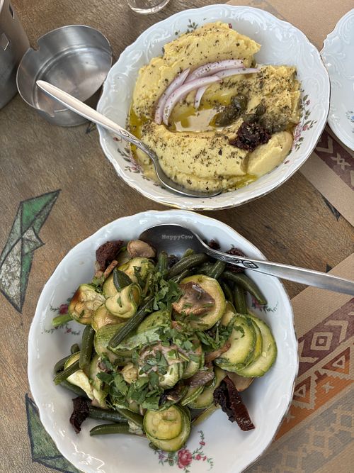 Fava & salad  at Argo in Astypalaia