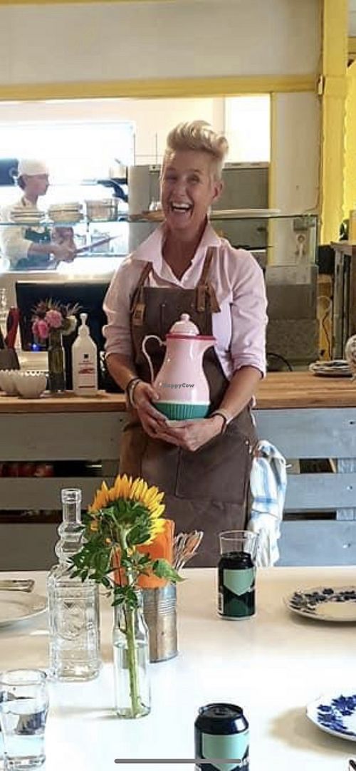 Här är vi lite galna 😀. Men gör god mat lagad med kärlek:). Kom o hälsa på oss!!   at Mrs Maggie in Duved