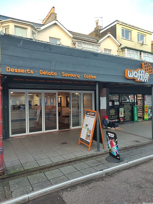 Front of shop at Waffle Inn Paignton in Paignton