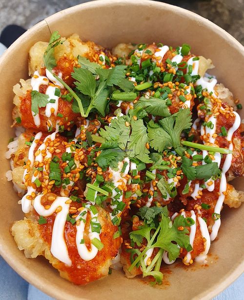 Cauliflower bowl at o.m.k in Vienna