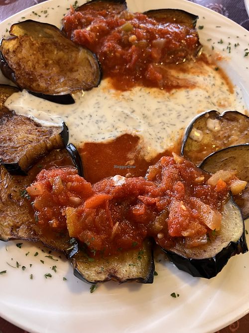 Aubergine mit Tomatensauce  at Restaurant Kappadokien in Breisach Am Rhein