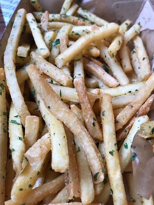 truffle fries are amazing!  at Fröken Selfoss in Selfoss