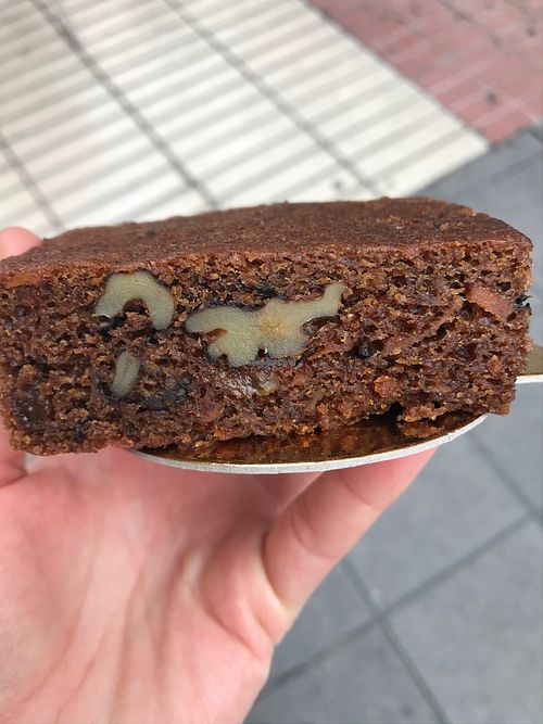 super moist carrot cake at Tres Semillas in Alicante