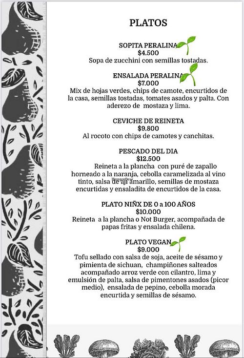 main courses at El Peral Valparaiso in Valparaiso