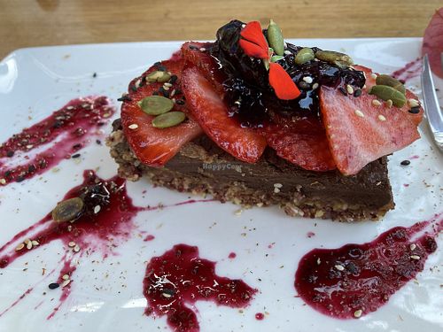 Vegan dessert  at El Peral Valparaiso in Valparaiso