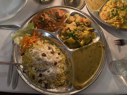 Vegan Thali  at Restaurant Bombay in Vienna