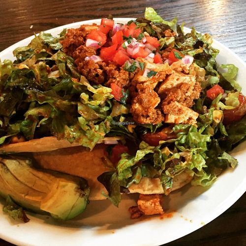 tostada salad at Golden Road Brewing - West Glendale in Los Angeles