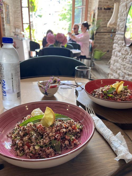 Quinoa salad   at Te Kubé in Gjirokaster