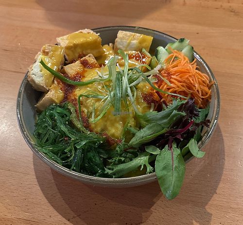 Curry Tofu Rice Bowl  at Miso Ramen Bar in Raleigh