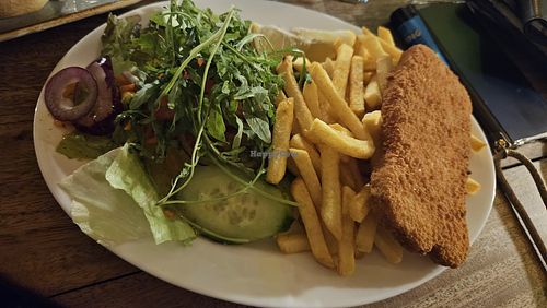 Vegan Schnitzel at Max & Consorten in Hamburg