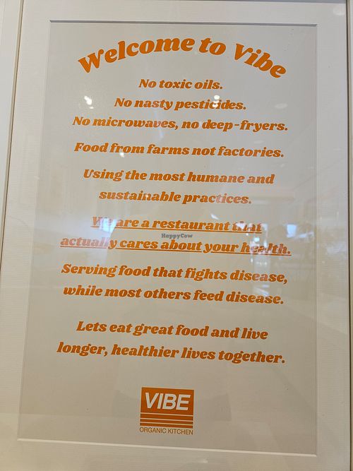 Moto at Vibe Organic Kitchen & Juice in Costa Mesa