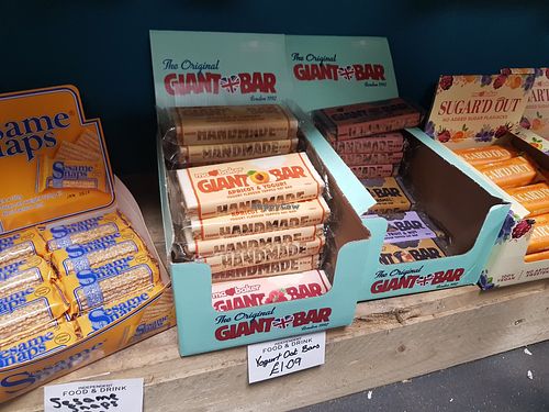 Oat bars at Independent Food & Drink in Seahouses