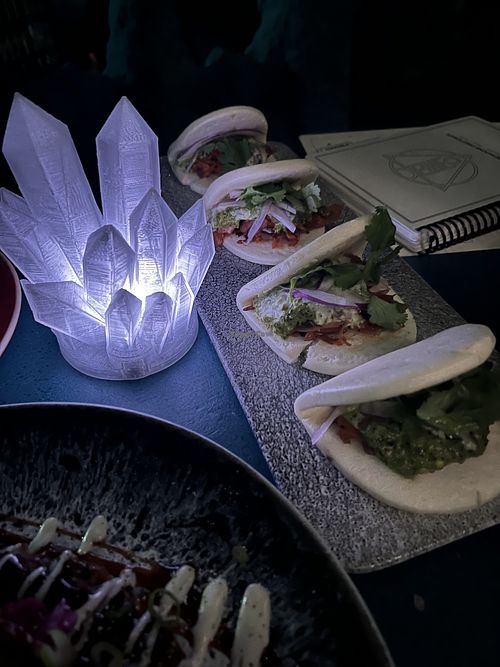 “The Sandwich” - Bao buns with a little kick  at Mothership in San Diego